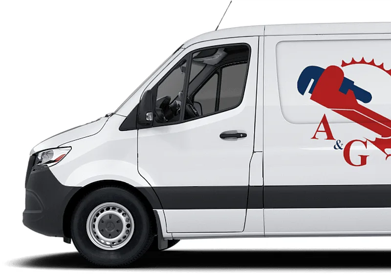 A&G Plumbing and Drain service van