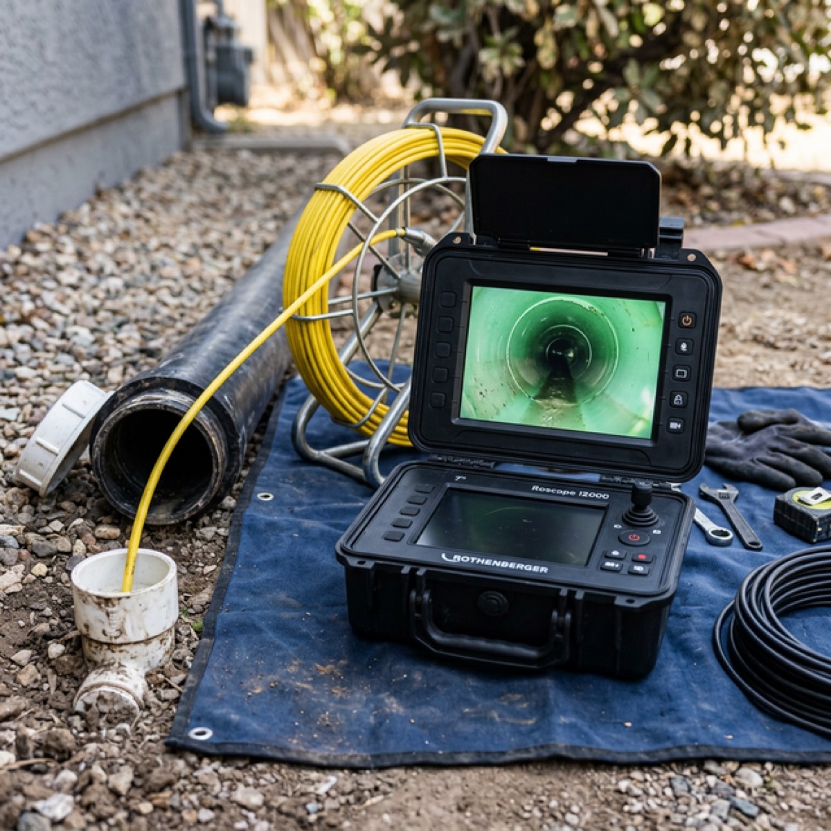 Sewer camera video inspection service in Metro Atlanta